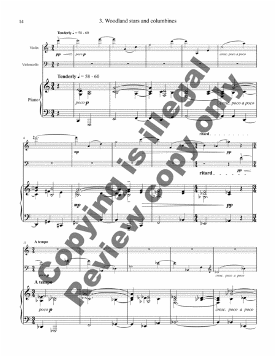 Pender Harbour Suite Pender Harbour Suite Piano Trio scores gallery preview page 7