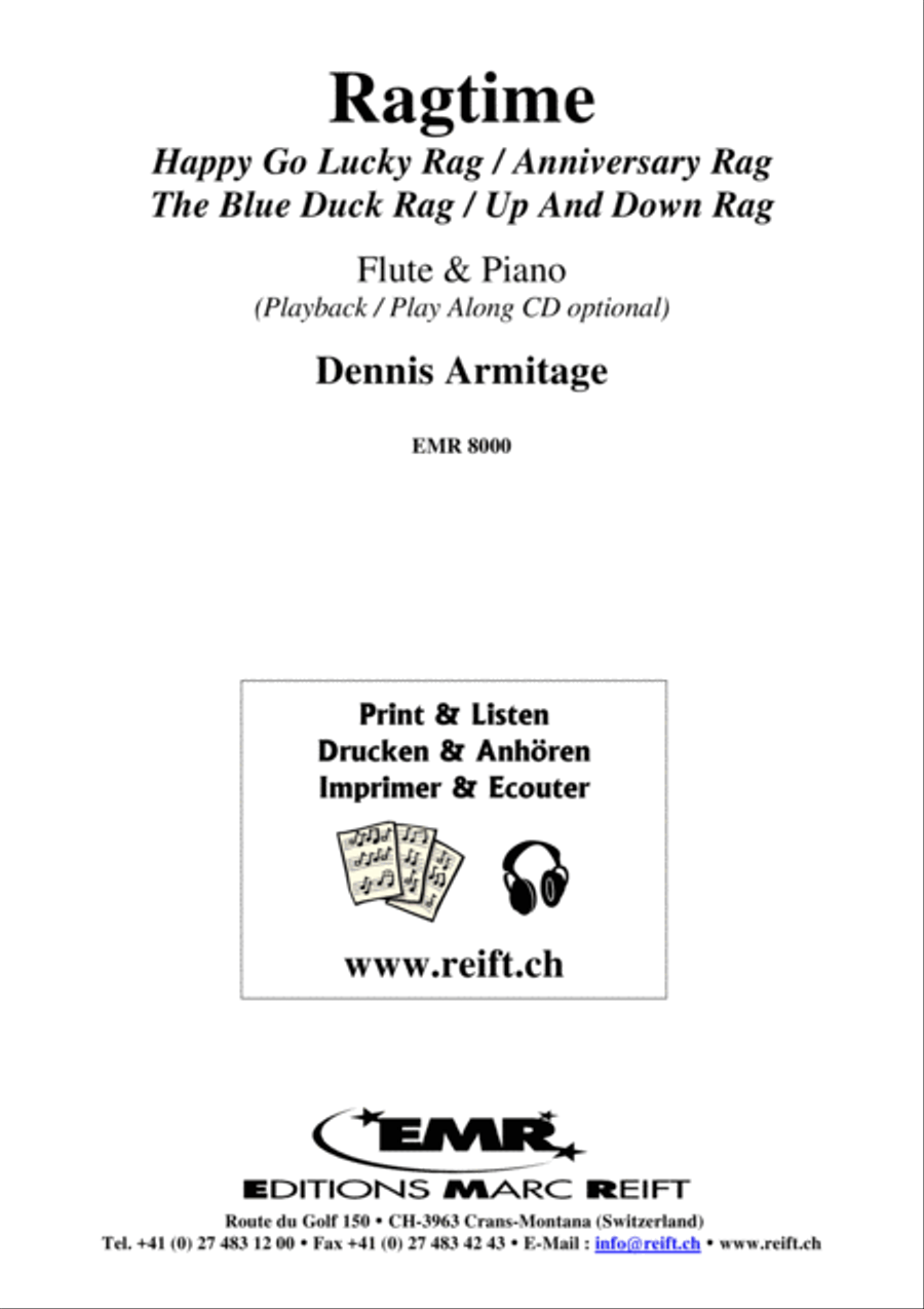 Ragtime Flute Solo scores gallery preview page 2