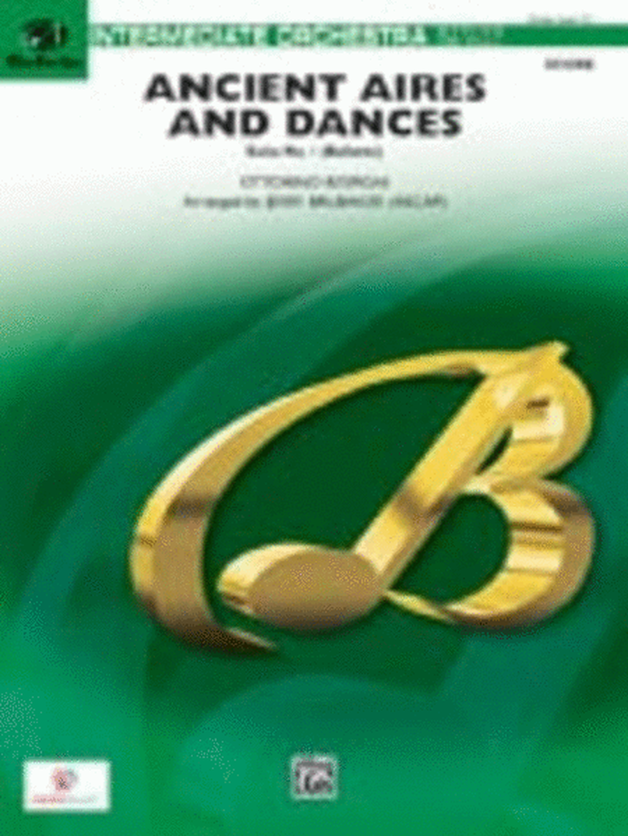 Ancient Aires And Dances Arr Brubaker Fo Sco Pts