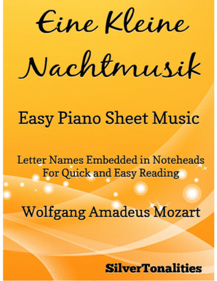 Book cover for Eine Kleine Nachtmusik Easy Piano Sheet Music