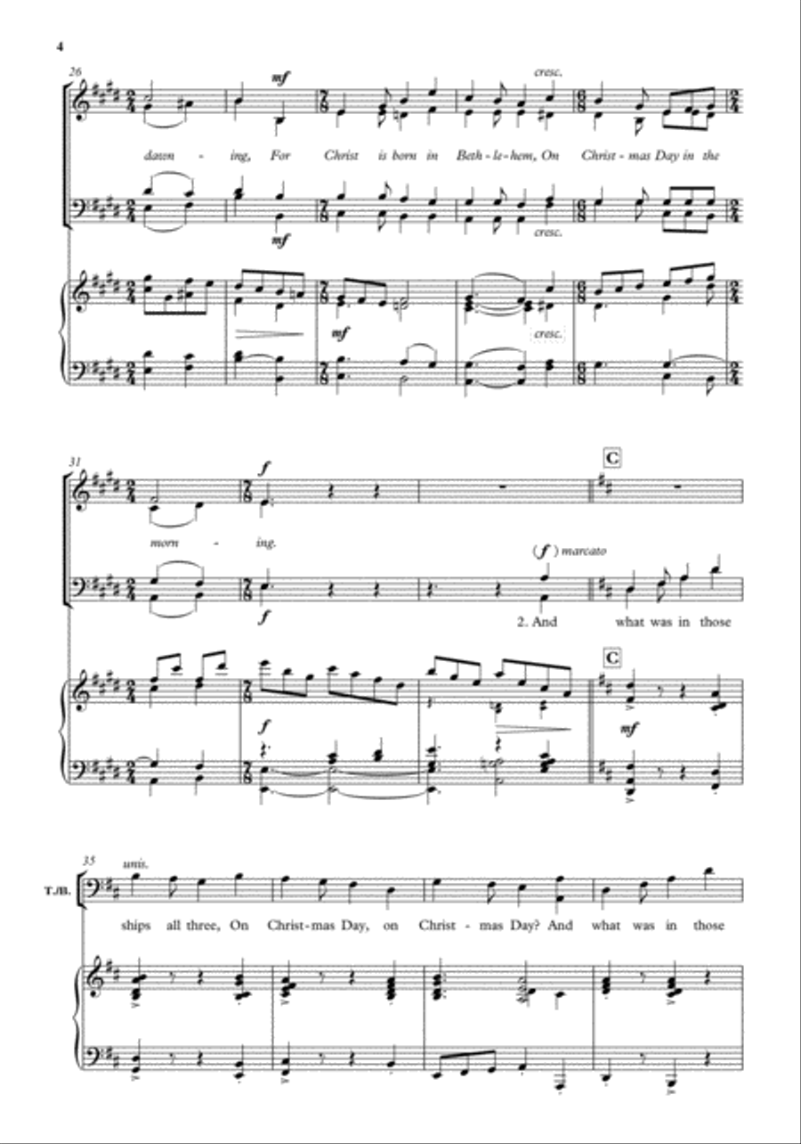 Rejoice and sing! Divisi scores gallery preview page 4