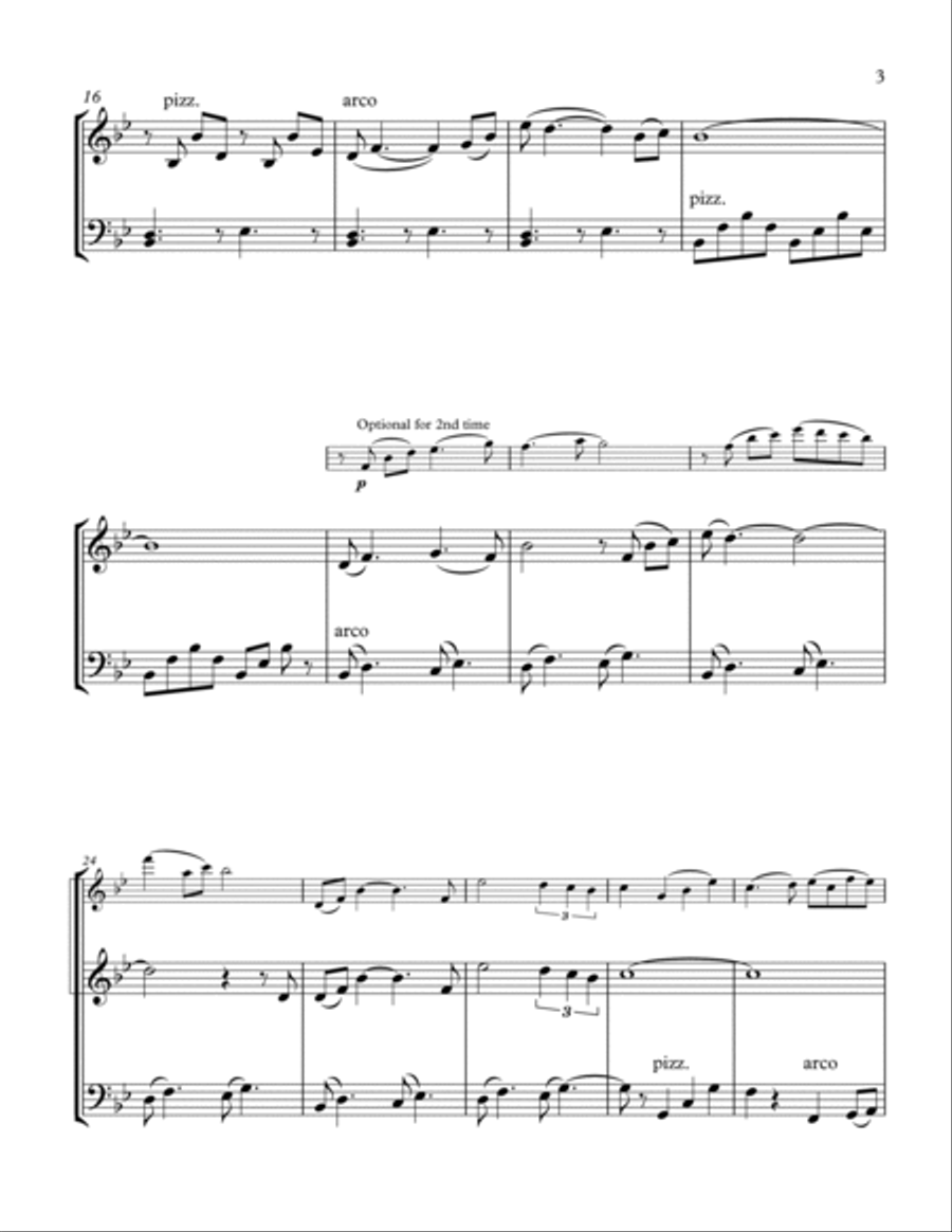 Sunshine On My Shoulders String Duet scores gallery preview page 5
