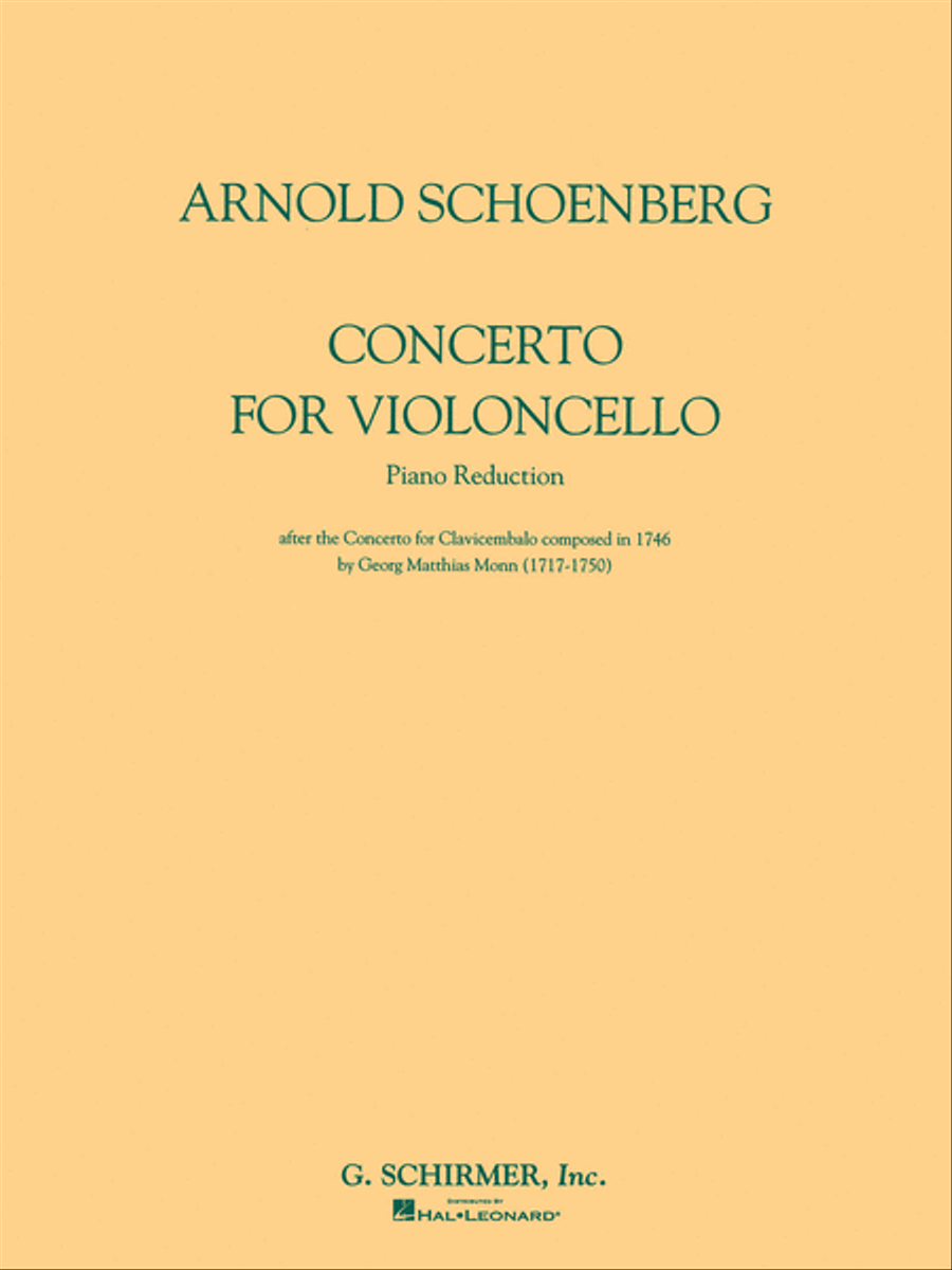 Concerto for Violoncello and Orchestra Orchestra scores gallery preview page 1