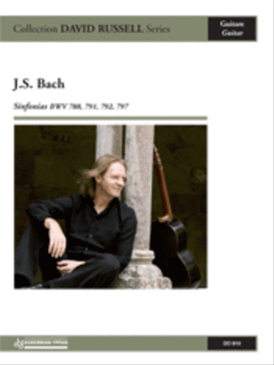 Sinfonias BWV 788, 791, 792, 797 Classical Guitar scores gallery preview page 1