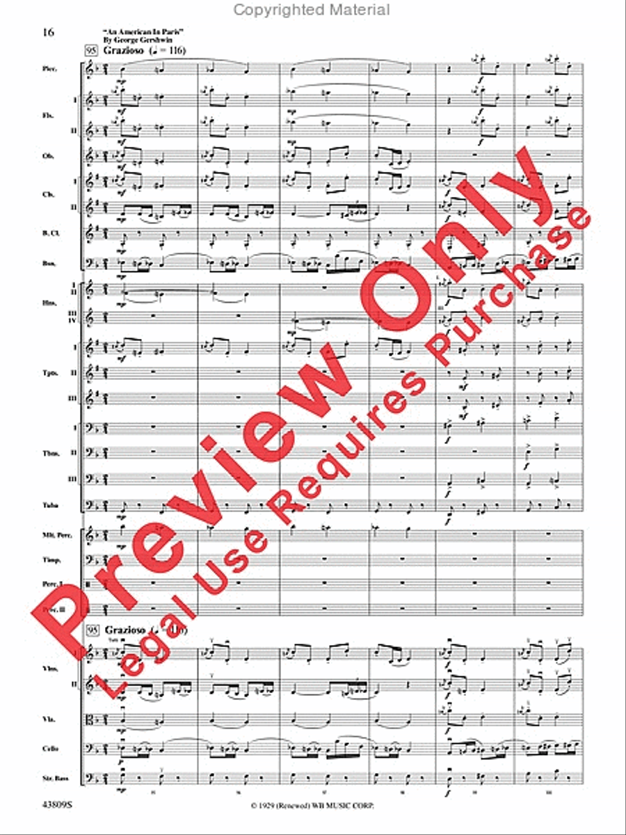 Gershwin by George! Gershwin by George! Full Orchestra scores gallery preview page 17