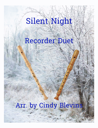 Book cover for Silent Night, Recorder Duet