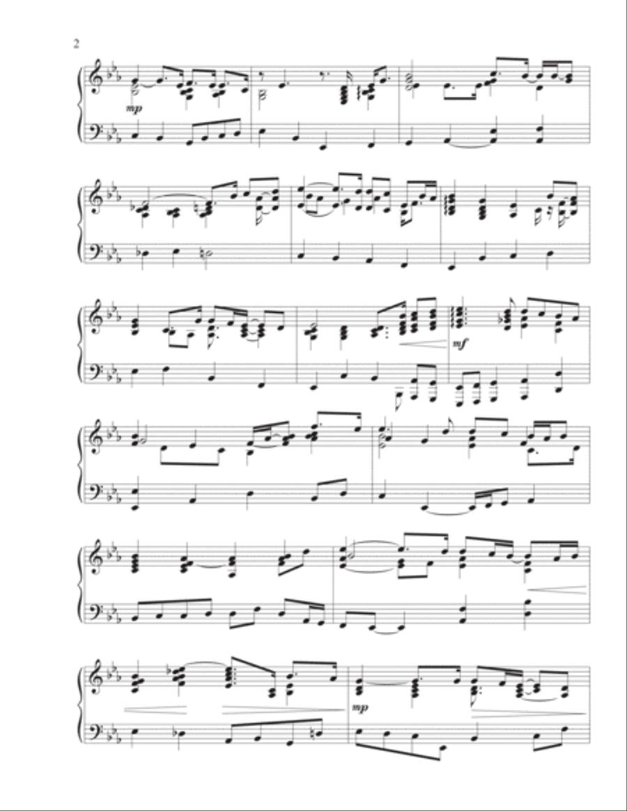 You Raise Me Up Piano Solo scores gallery preview page 6