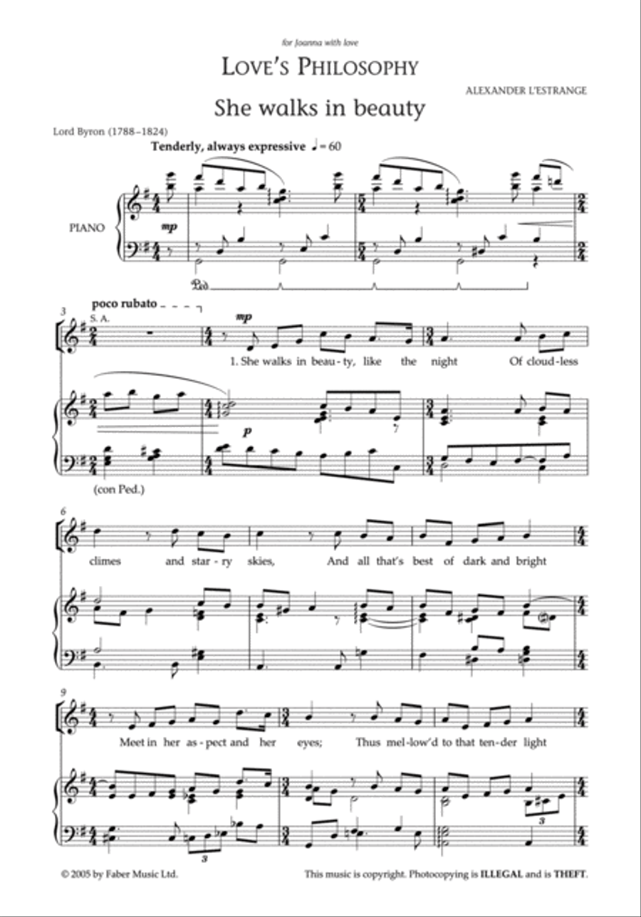 Love's Philosophy Love's Philosophy 3-Part scores gallery preview page 2