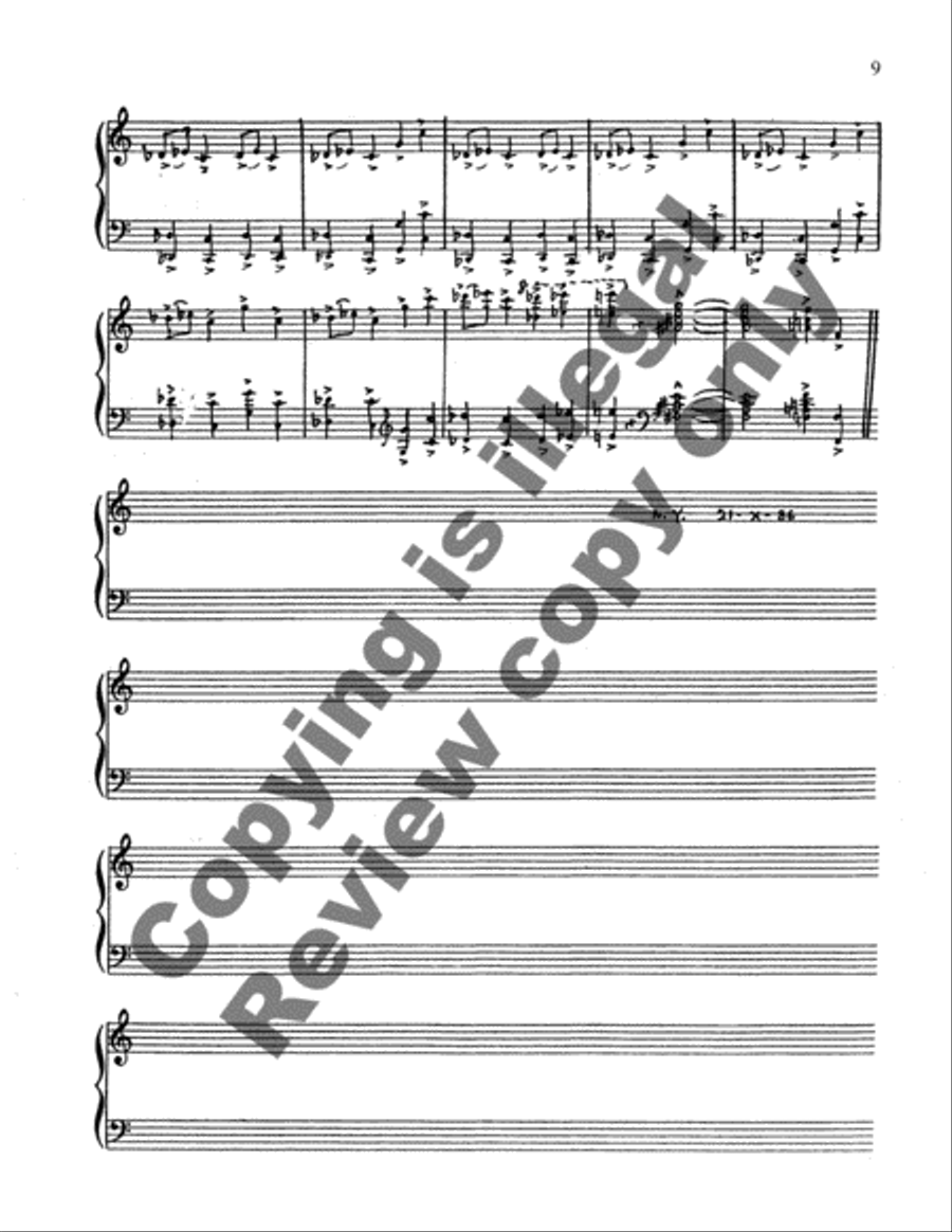 Perpetuum Mobile Perpetuum Mobile Piano Solo scores gallery preview page 7
