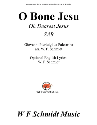 Book cover for O Bone Jesu (Oh Dearest Jesus)