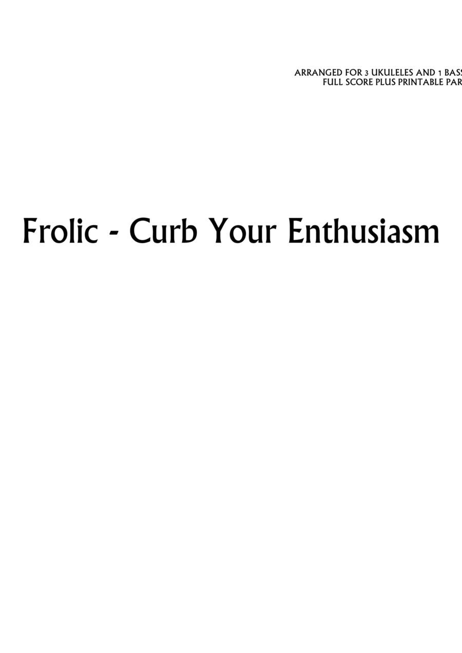 Frolic (theme From Curb Your Enthusiasm) Ukulele scores gallery preview page 1