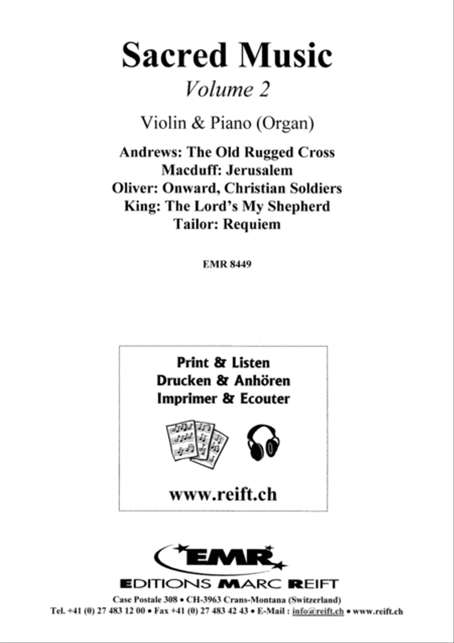 Sacred Music Volume 2 Violin Solo scores gallery preview page 2