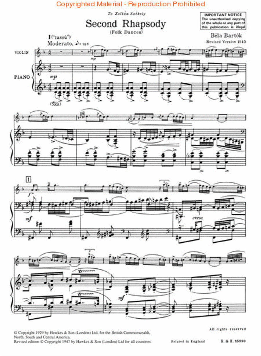 Second Rhapsody Orchestra scores gallery preview page 2