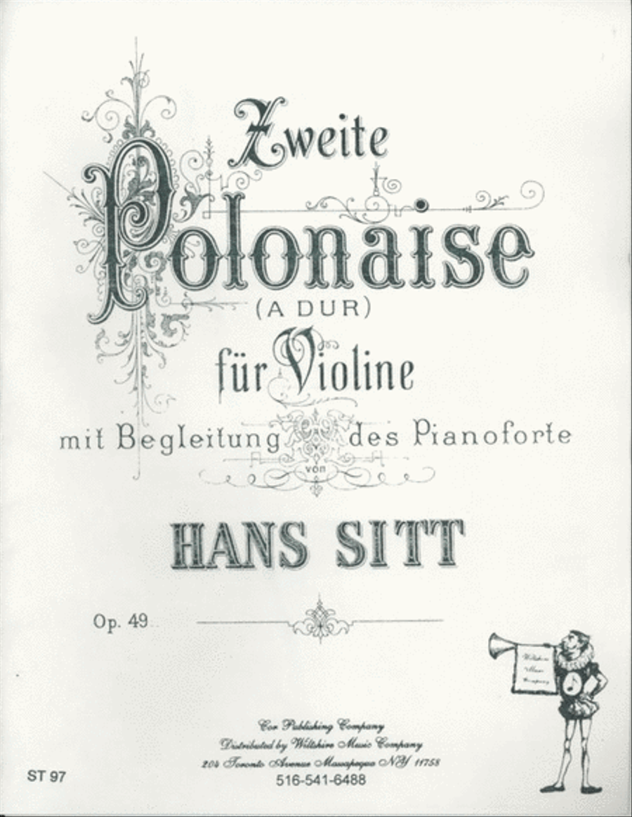 Polonaise in A Minor Polonaise in A Minor Violin Solo scores gallery preview page 1