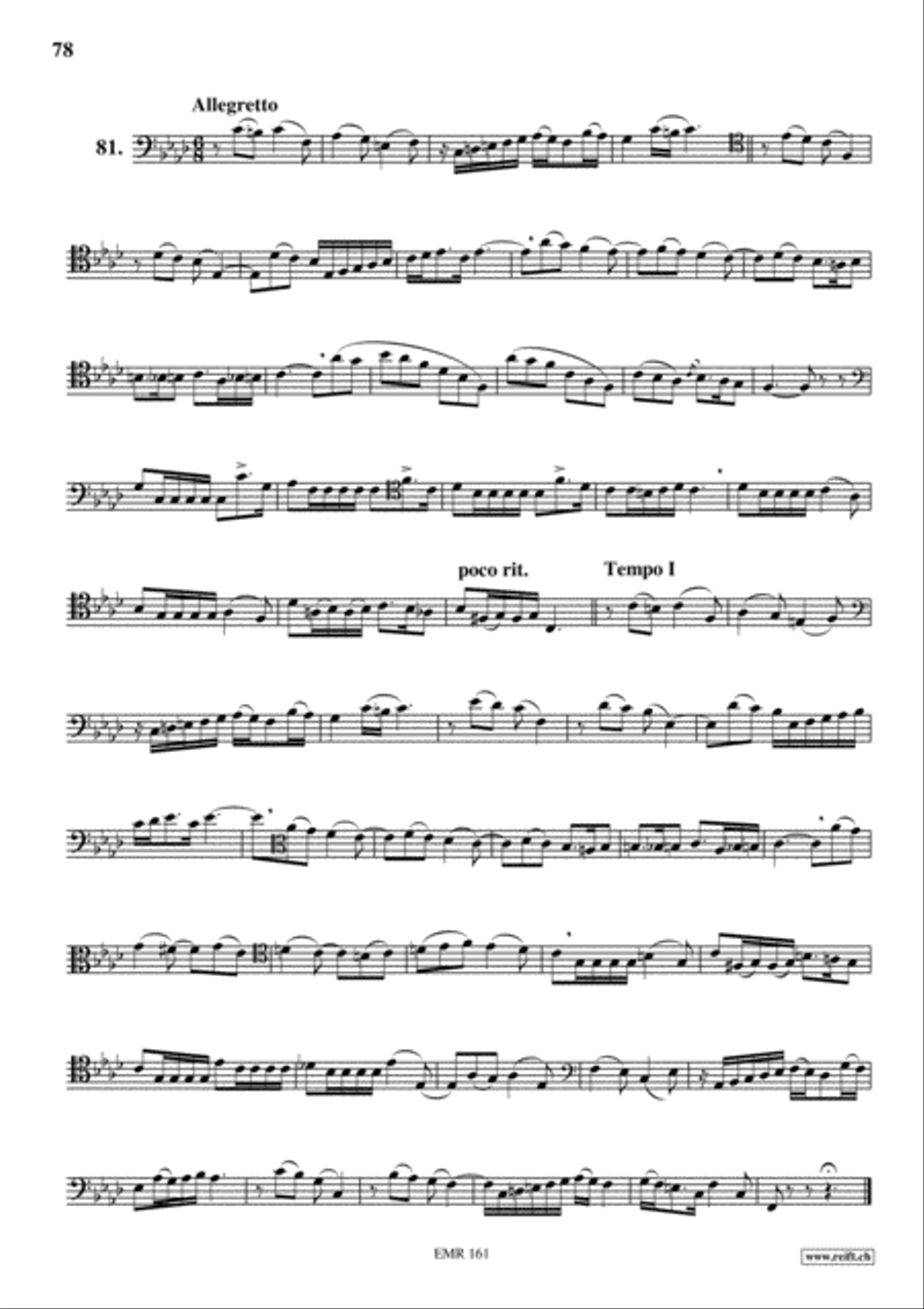 Studies in all Clefs Trombone Solo scores gallery preview page 33