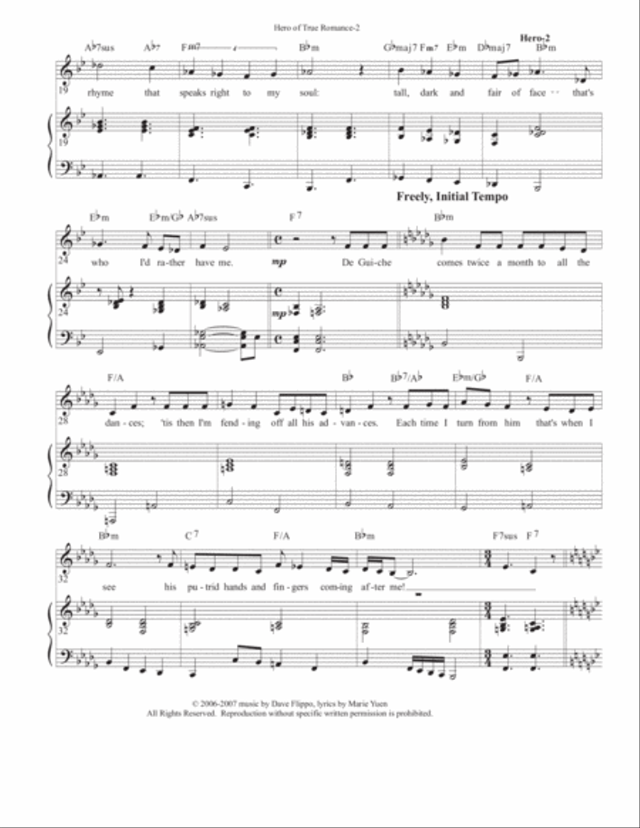 ROXANE COLLECTION - Four Songs sung by Roxane in 