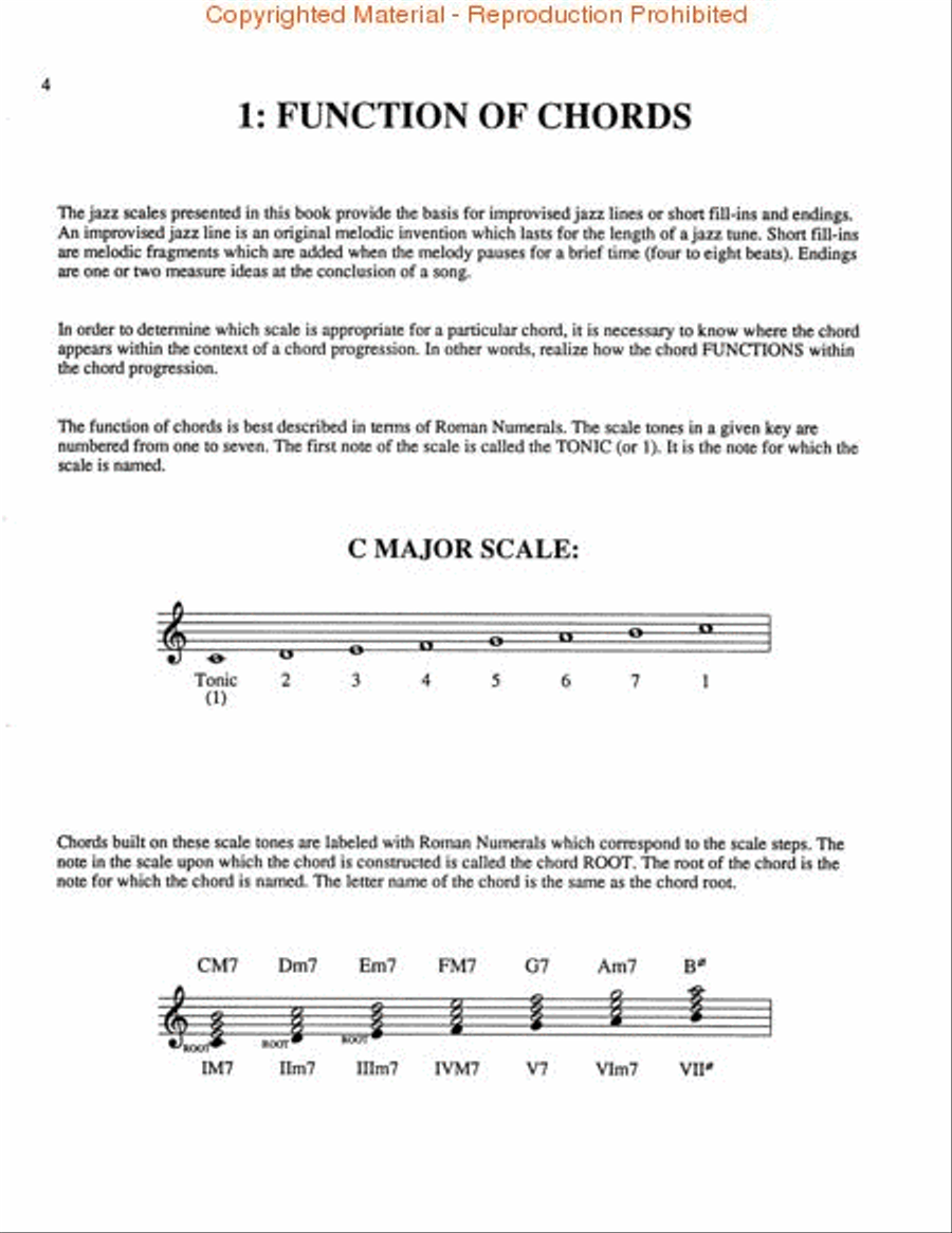 Exploring Jazz Scales for Keyboard