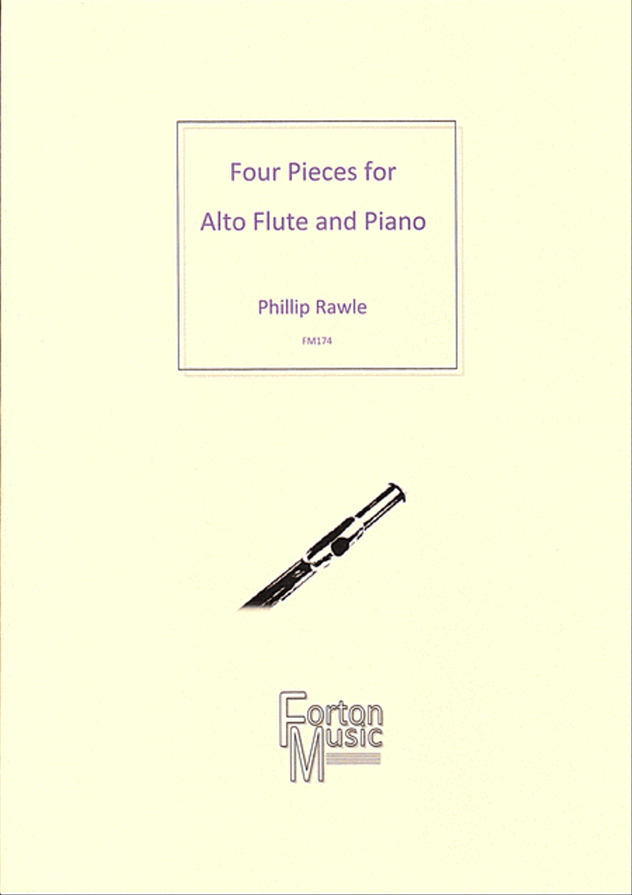 Four Pieces for Alto Flute Flute Solo scores gallery preview page 1
