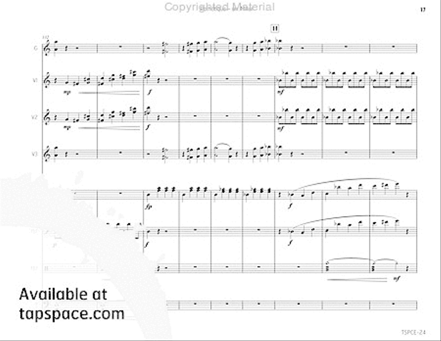 Pathetique Percussion Ensemble scores gallery preview page 22
