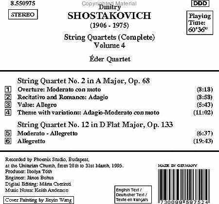 String Quartets Vol. 4 image number null