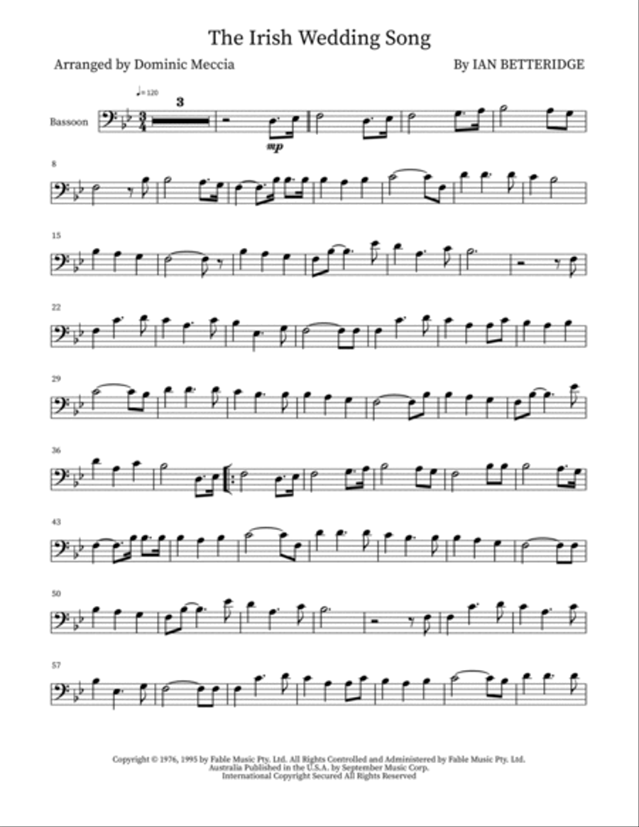 The Irish Wedding Song Woodwind Duet scores gallery preview page 5