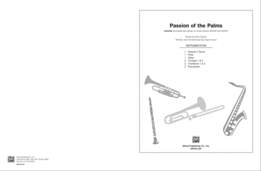 Passion of the Palms Choir scores gallery preview page 1