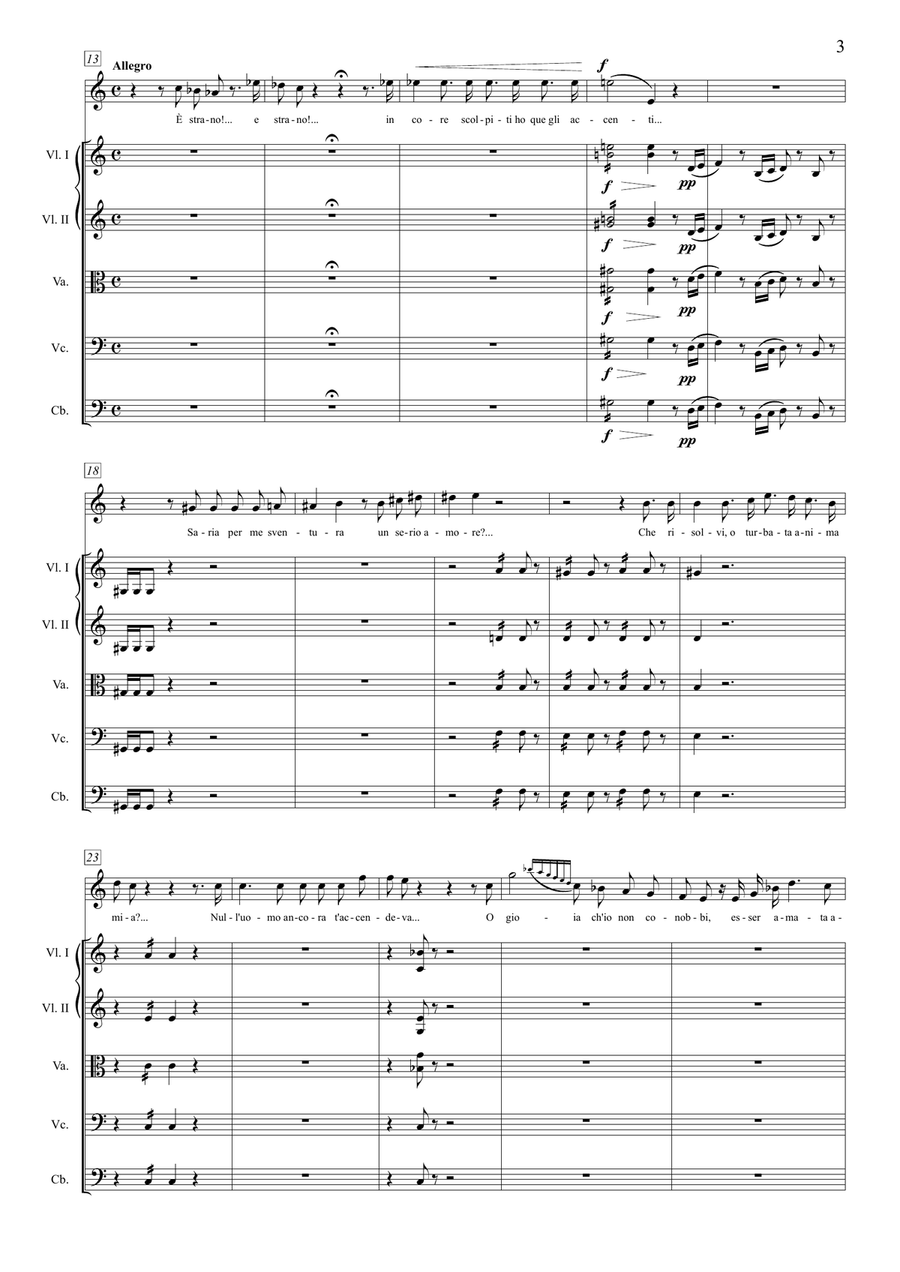 La Traviata - E strano... Ah forse e lui... Sempre libera (Concert version) Large Ensemble scores gallery preview page 5