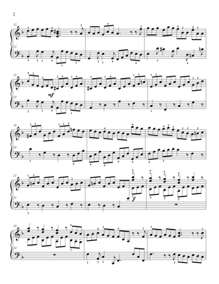 Handel Sonatina in D minor image number null