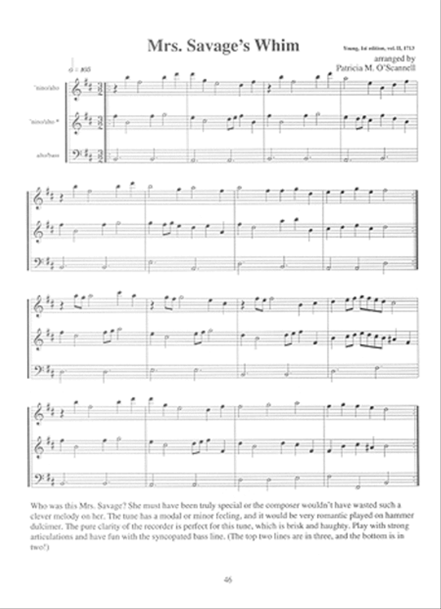The Complete Scottish & English Country Dance Master for Recorders Recorder scores gallery preview page 5