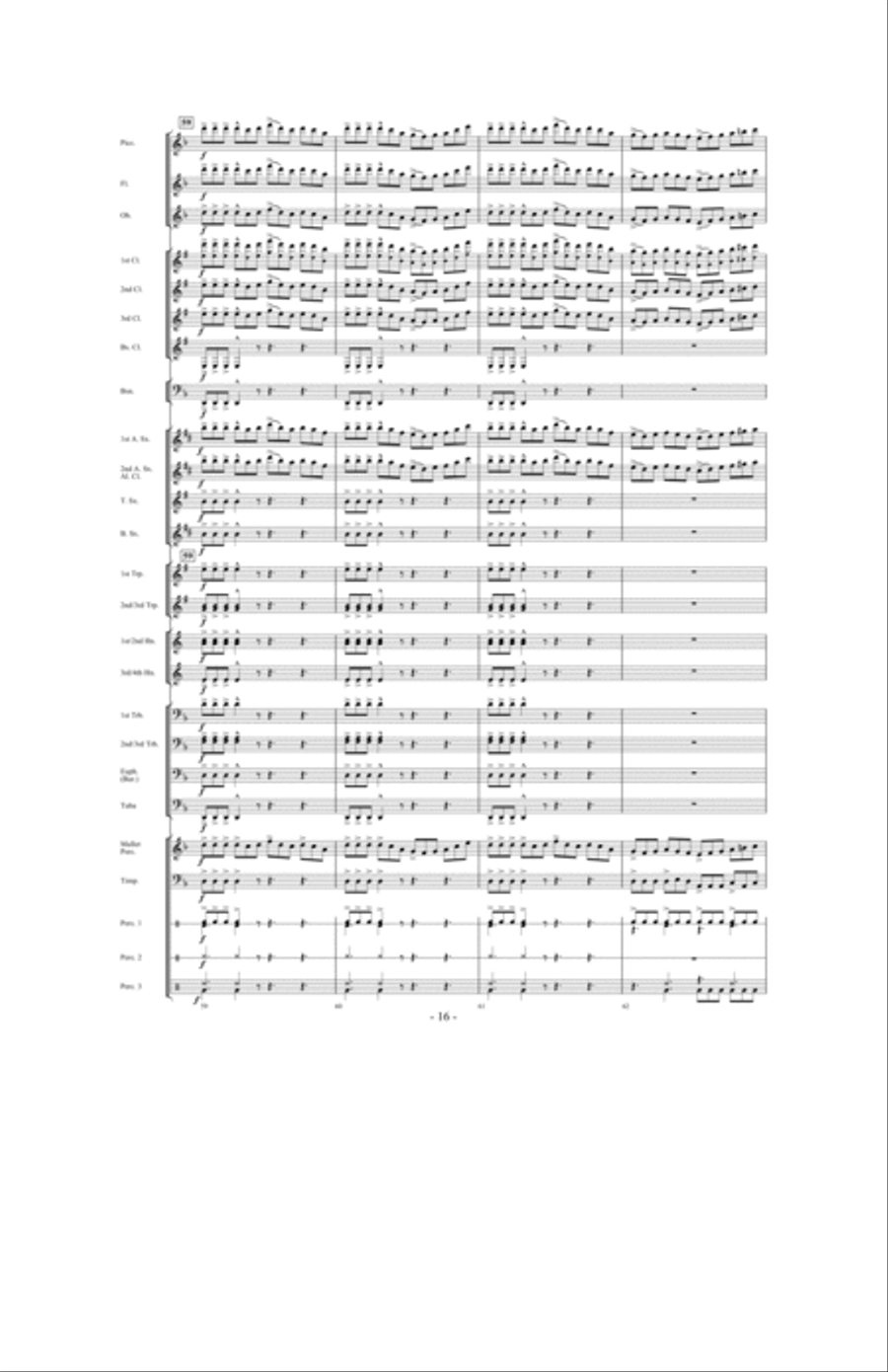 When The Tears Fell When The Tears Fell Concert Band scores gallery preview page 15