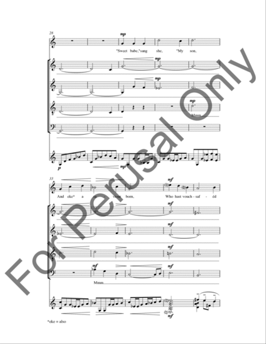 Sweet Was The Song Sweet Was The Song 4-Part scores gallery preview page 4