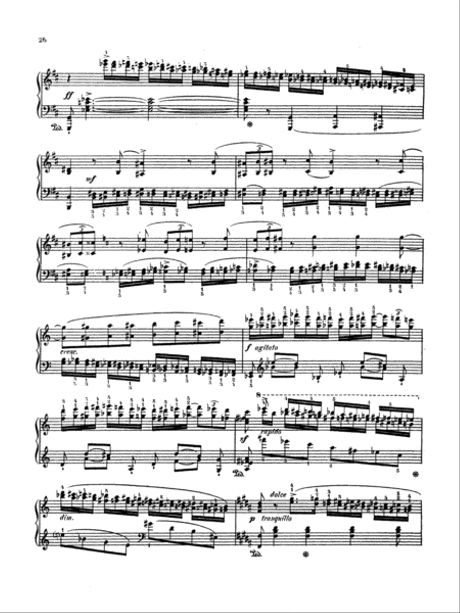 Saint-Saëns: Six Etudes, Op. 111 Piano Method scores gallery preview page 3