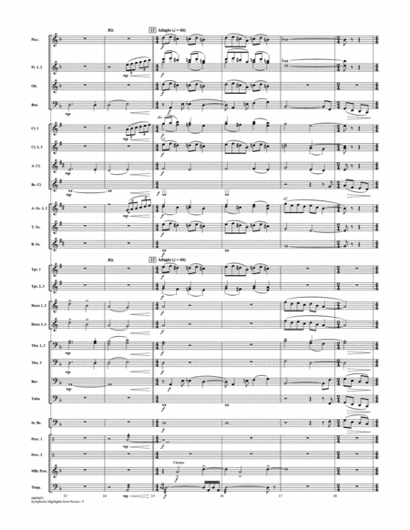 Symphonic Highlights from Frozen - Conductor Score (Full Score)