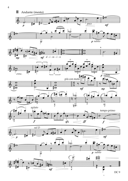 Sequences - for solo violin
