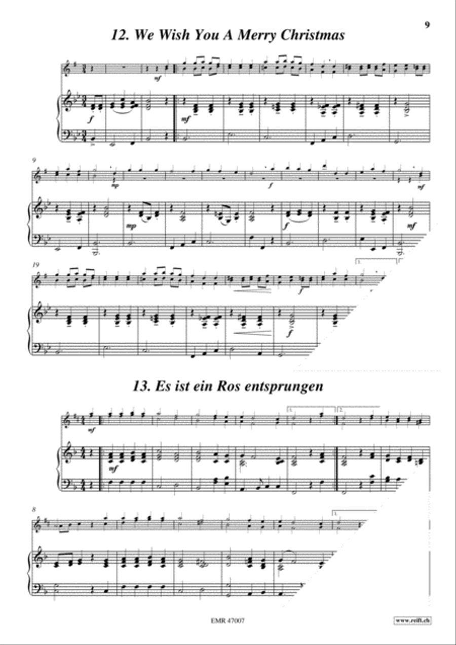 28 Weihnachtsmelodien Vol. 1 + 2 Woodwind Duet scores gallery preview page 9