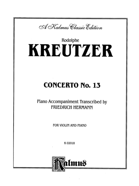 Concerto No. 13
