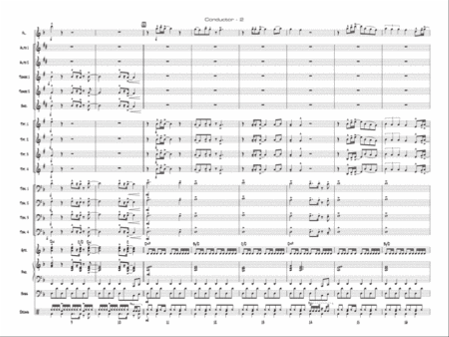 Eye of the Tiger Jazz Ensemble scores gallery preview page 3