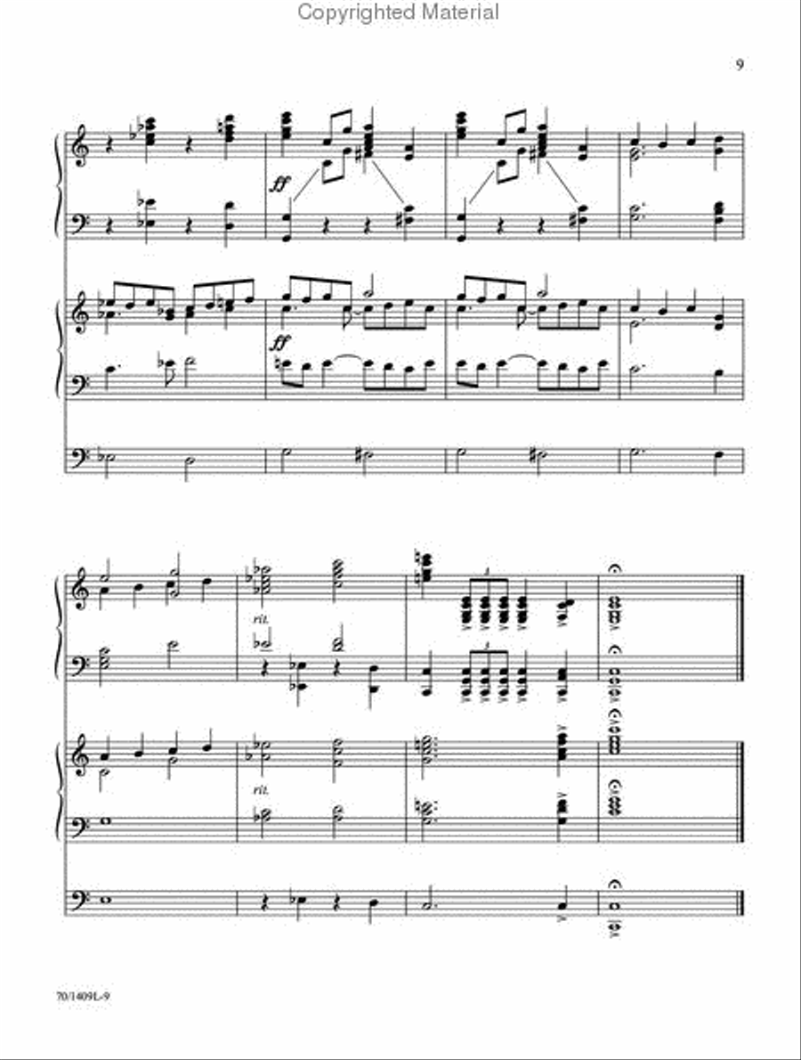 Christ Victorious! Organ scores gallery preview page 8