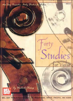 Book cover for Forty Studies for Violin