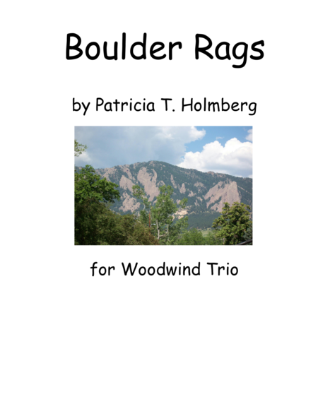 Boulder Rags, Arr. for Flute, Clarinet and Bassoon CLARINET PART