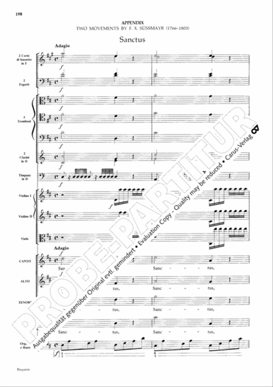 Requiem Requiem 4-Part scores gallery preview page 205