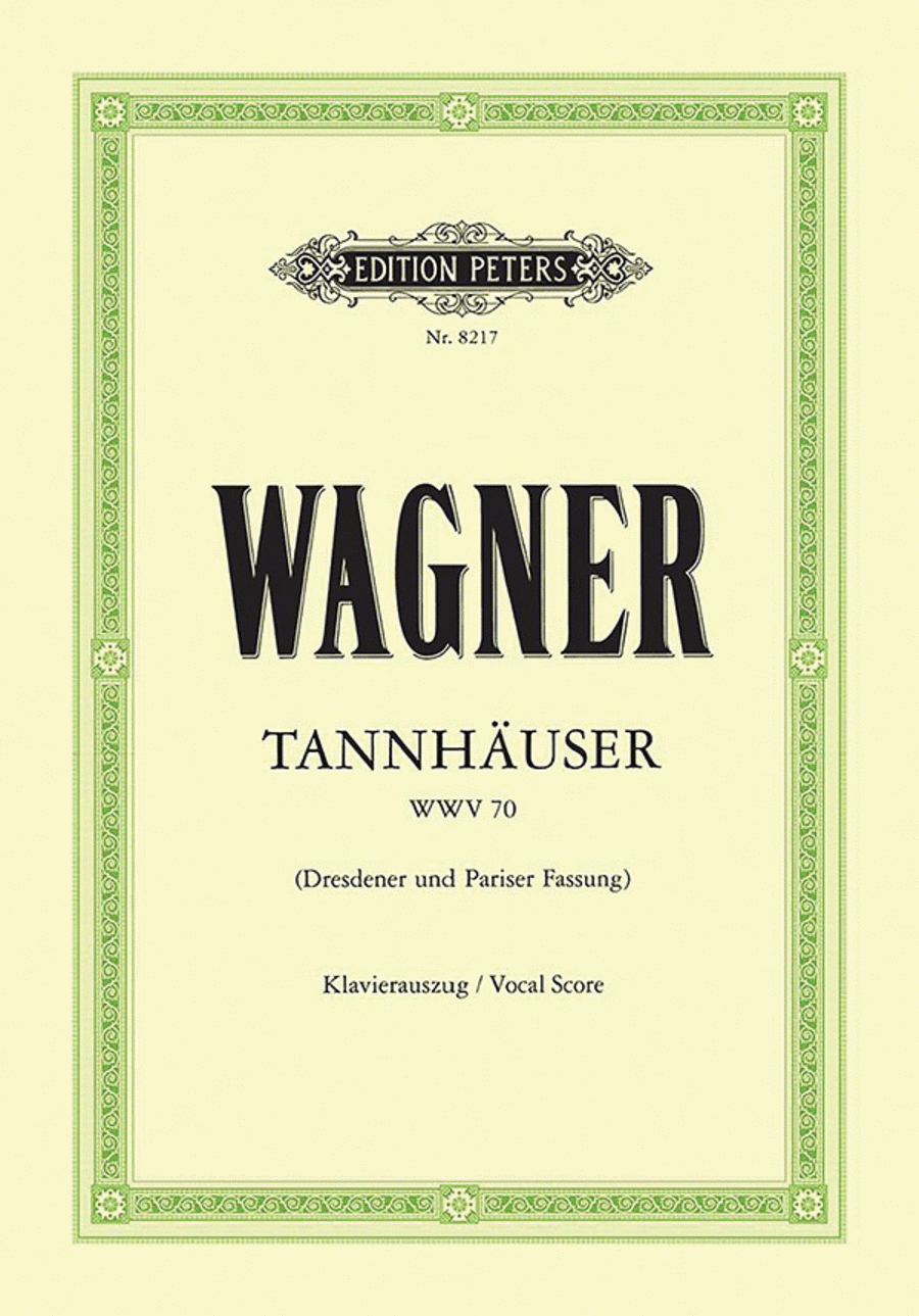 Tannhäuser WWV 70 (Vocal Score) Voice scores gallery preview page 1