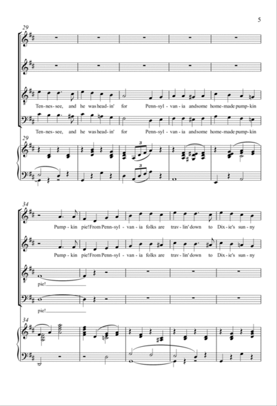 Home For The Holidays 4-Part scores gallery preview page 4