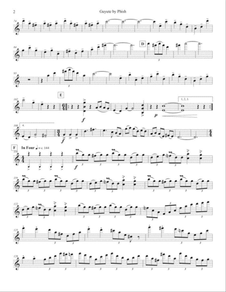 Guyute String Trio scores gallery preview page 2