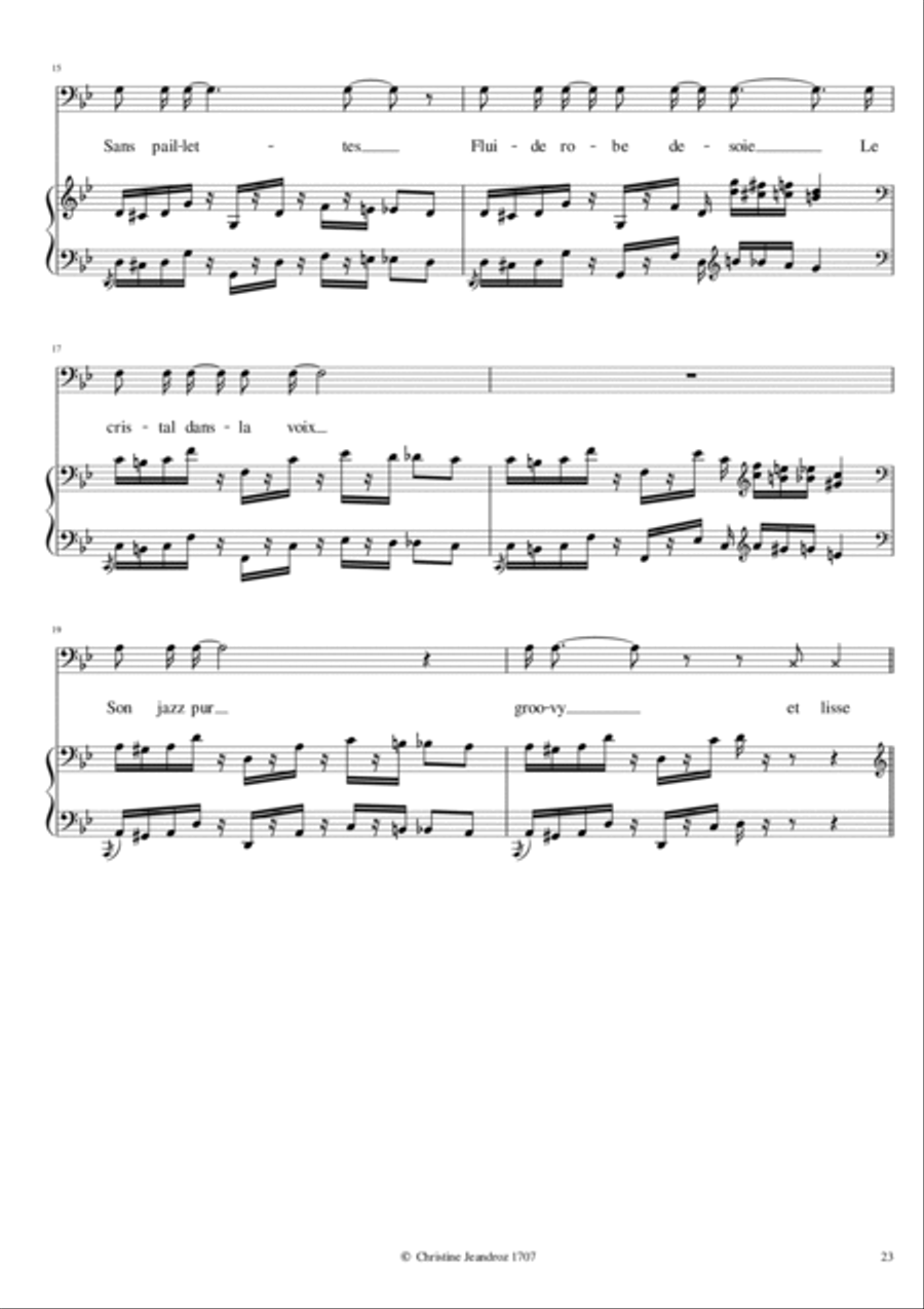 Lady Jazz Lady Jazz Chamber Music scores gallery preview page 3