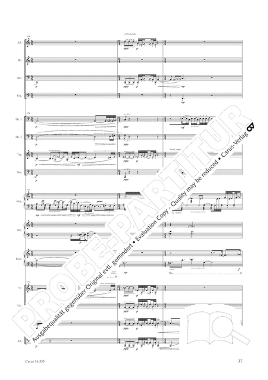 Esquisse: le froid Orchestra scores gallery preview page 38