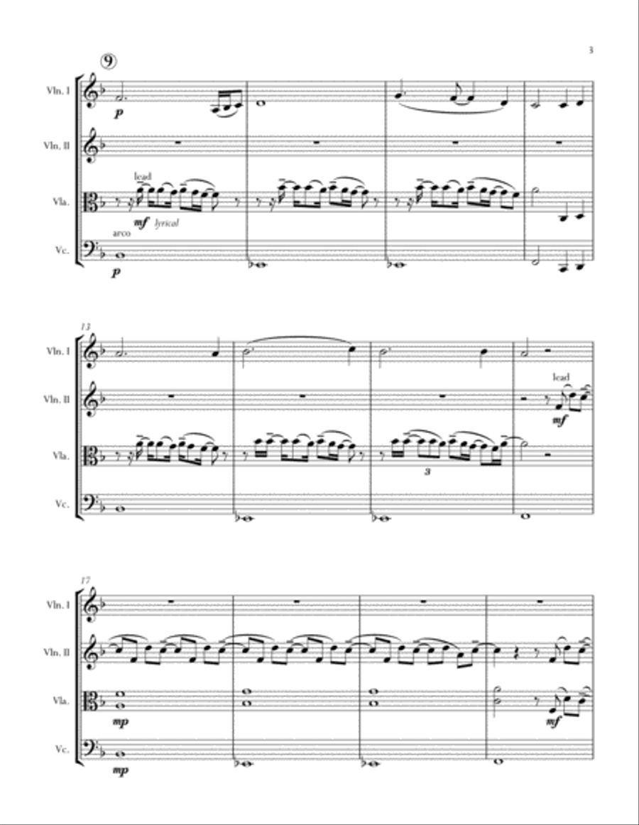 Ordinary People Ordinary People String Quartet scores gallery preview page 3