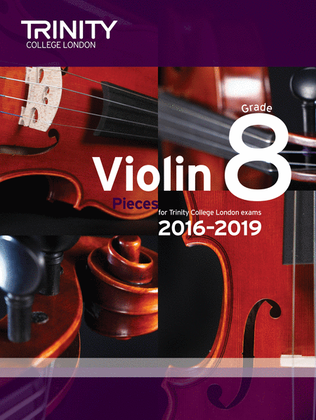 Book cover for Violin Exam Pieces 2016-2019: Grade 8 (score & part)