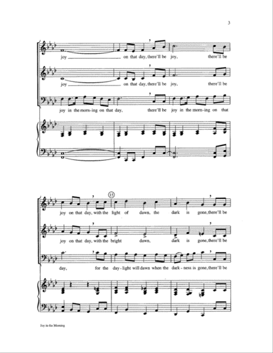 Joy in the Morning Joy in the Morning 3-Part scores gallery preview page 3