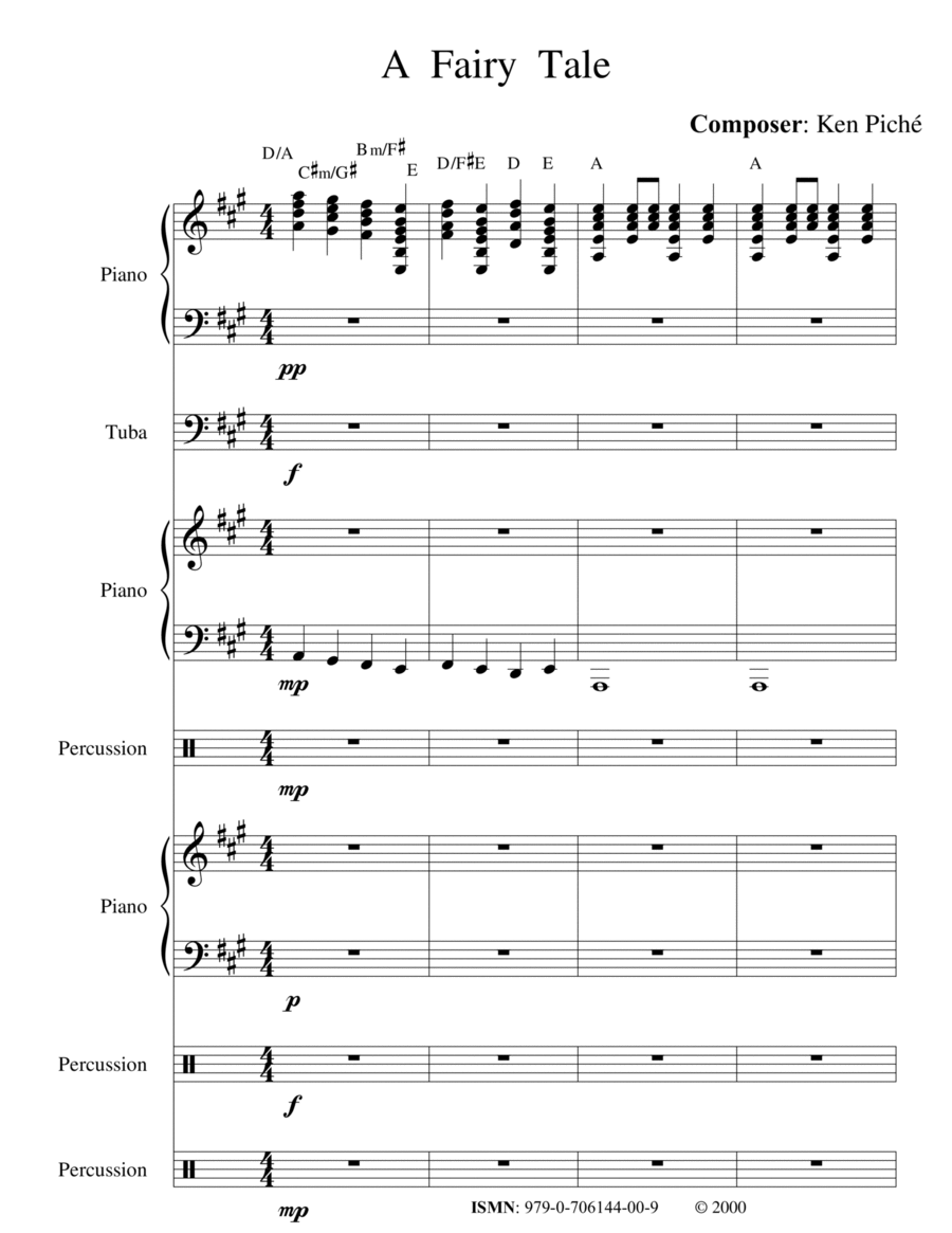 A Fairy Tale School and Community scores gallery preview page 1